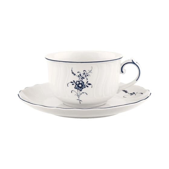 Tekopp med fat Villeroy &amp; Boch Old Luxembourg, 150 ml – från Villeroy Boch – 315 kr – hos Coffee Friend