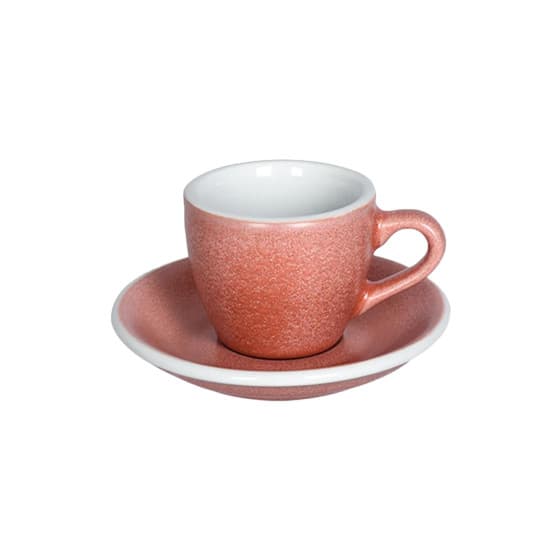 Espressokopp med fat Loveramics Egg Cinnabar, 80 ml – från Loveramics – 216 kr – hos Coffee Friend