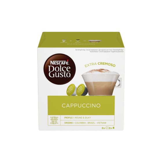 Kaffekapslar NESCAFÉ® Dolce Gusto® Cappuccino, 8+8 st. – från NESCAFÉ® Dolce Gusto® – 63 kr – hos Coffee Friend