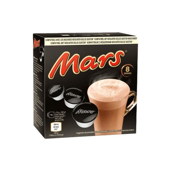 Chokladkapslar för varm choklad kompatibla med NESCAFÉ® Dolce Gusto® Mars, 8 st. från NESCAFÉ® Dolce Gusto® – köp hos Coffee Friend