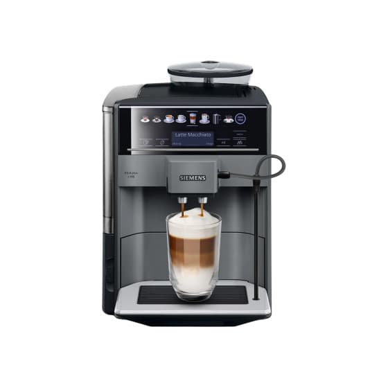 Siemens EQ.6 Plus s100 TE651209RW Helautomatisk kaffemaskin bönor – Grå – från Siemens – 5700 kr – hos Coffee Friend