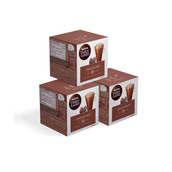 Set med kaffekapslar NESCAFÉ® Dolce Gusto® Chococino, 3 x 8 + 8 st. – från NESCAFÉ® Dolce Gusto® – 228 kr – hos Coffee Friend