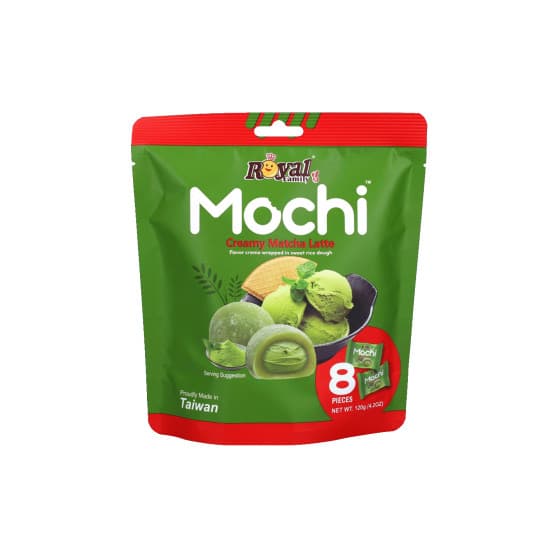 Mochi Royal Family Creamy Matcha Latte, 8 st. (120 g) från Royal Family – köp hos Coffee Friend
