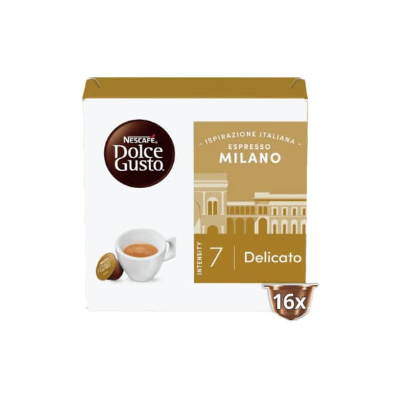 Kaffekapslar NESCAFÉ® Dolce Gusto® Espresso Milano, 16 st. – från NESCAFÉ® Dolce Gusto® – 92 kr – hos Coffee Friend