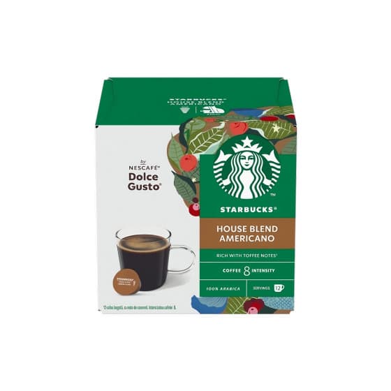 Kaffekapslar kompatibla med NESCAFÉ® Dolce Gusto® Starbucks House Blend Americano, 12kpl. – från Starbucks – 53 kr – hos Coffee Friend