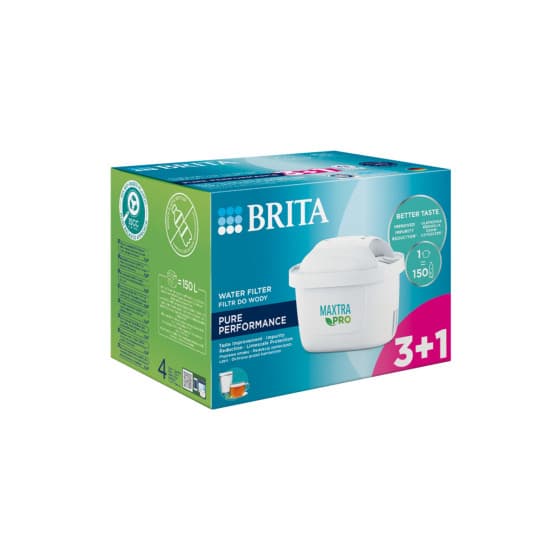 BRITA Maxtra PRO Pure Performance vattenfilter, 4 (3+1) st. från Brita – köp hos Coffee Friend