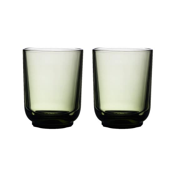 Fellow Pirch Latte Woodland glas-set, 2 st. x 325 ml från Fellow – köp hos Coffee Friend