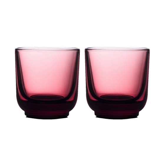 Fellow Pirch Cappuccino Garnet glas-set, 2 st. x 192 ml från Fellow – köp hos Coffee Friend