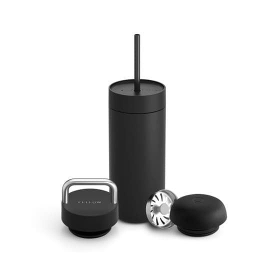 Fellow Carter Thermosmugg 3-in-1 Lid System Kit, 473 ml - Matt svart från Fellow – köp hos Coffee Friend