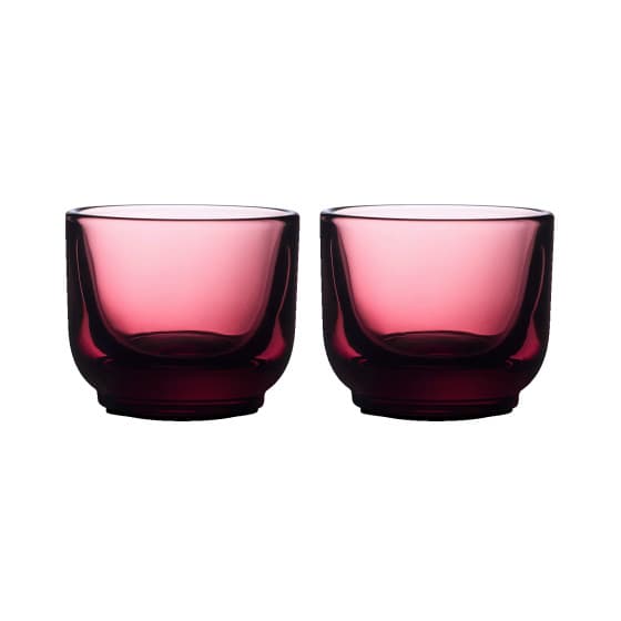 Fellow Pirch Espresso Garnet glas-set, 2 st. x 89 ml från Fellow – köp hos Coffee Friend