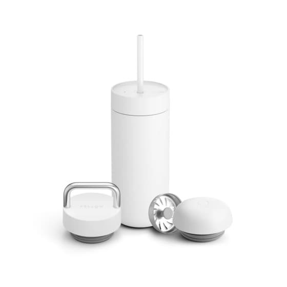 Fellow Carter Thermosmugg 3-in-1 Lid System Kit, 473 ml - Matt vit från Fellow – köp hos Coffee Friend