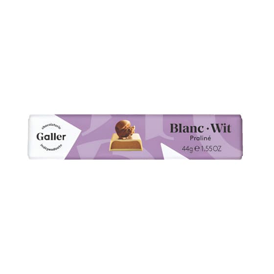 Schokoladenriegel Galler ,,White Praliné, 44 g – från Galler – 16 kr – hos Coffee Friend