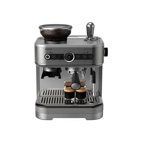 Philips Barista Brew PSA3218-01 Espressomaskin med kvarn - Silver – från Philips – 4299 kr – hos Coffee Friend