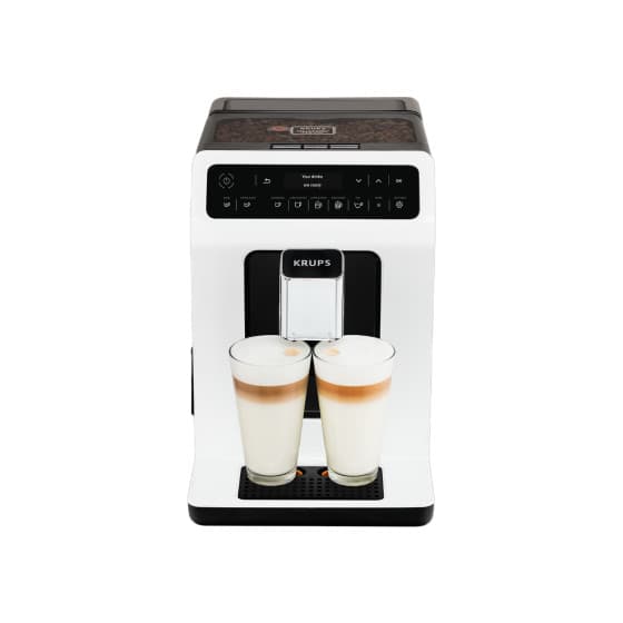 Krups Evidence EA890110 Helautomatisk kaffemaskin med bönor - Vit – från Krups – 5990 kr – hos Coffee Friend