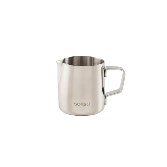 SORSO Barista mjölkkanna, rostfritt stål, 150 ml – Silver – från Sorso – 149 kr – hos Coffee Friend