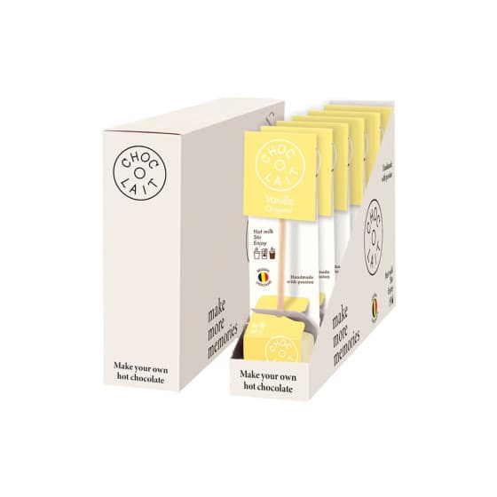 Varm choklad MoMe ""Choc-o-lait Original Natural Vanilla"", 6 x 33 g från MoMe – köp hos Coffee Friend