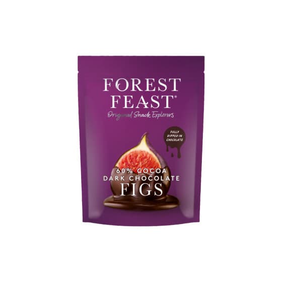 Forest Feast mörk chokladöverdragna fikon, 140 g från Forest Feast – köp hos Coffee Friend