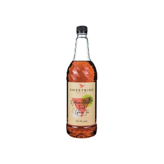 Sirap för iste Sweetbird Watermelon Iced Green Tea, 1 l – från Sweetbird – 130 kr – hos Coffee Friend