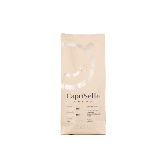 Malet kaffe Caprisette Crema, 250 g – från Caprisette – 105 kr – hos Coffee Friend