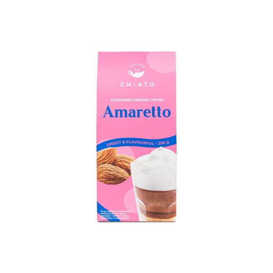 Malet kaffe med Amaretto-smak CHiATO Amaretto, 250 g – från Chiato – 75 kr – hos Coffee Friend