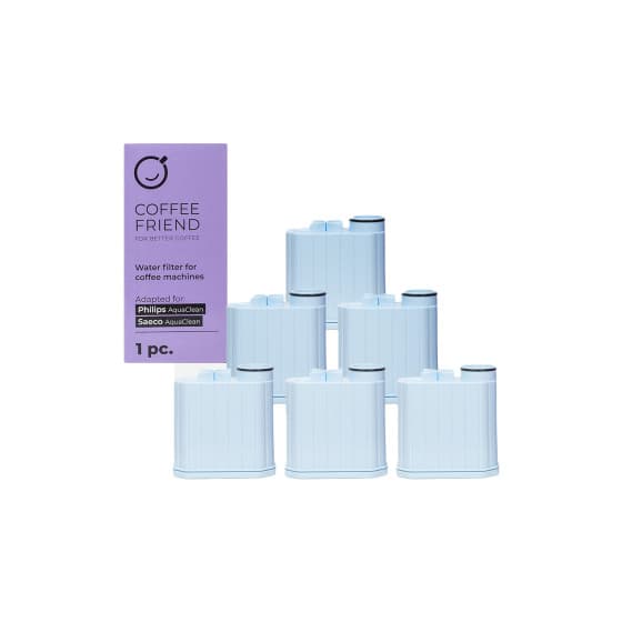Vattenfilter-set Coffee Friend för Philips- och Saeco-kaffemaskiner med AquaClean-systemet, 6 st. från Coffee Friend – köp hos Coffee Friend