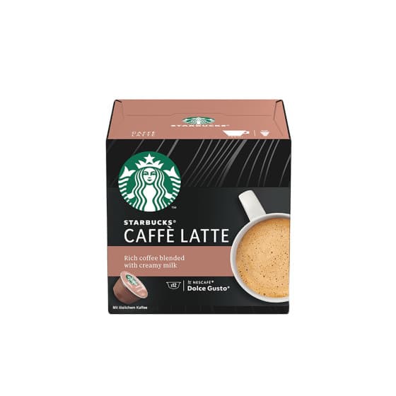 Kaffekapslar kompatibla med NESCAFÉ® Dolce Gusto® Starbucks® Caffe Latte by Nescafé Dolce Gusto®, 12 st. – från Starbucks – 75 kr – hos Coffee Friend