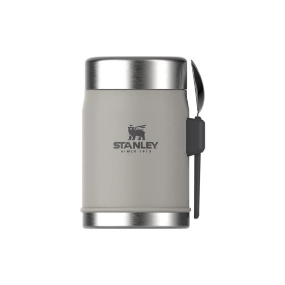 Mattermos med en spork Stanley Classic Legendary Ash, 0.4 l – från Stanley – 463 kr – hos Coffee Friend