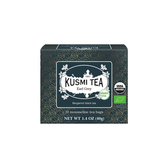 Ekologiskt svart te Kusmi Tea Earl Grey – 20 tepåsar i musslin – från Kusmi Tea – 61 kr – hos Coffee Friend