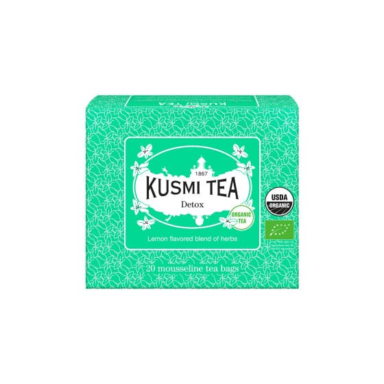 Ekologisk blandning av grönt te och örter Kusmi Tea Detox – 20 tepåsar i musslin – från Kusmi Tea – 93 kr – hos Coffee Friend