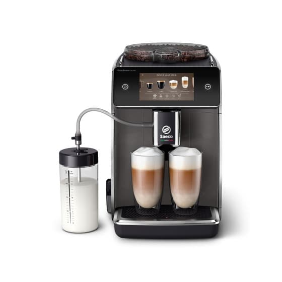 Saeco GranAroma SM6682/10 Helautomatisk kaffemaskin bönor - Grå – från Saeco – 10629 kr – hos Coffee Friend