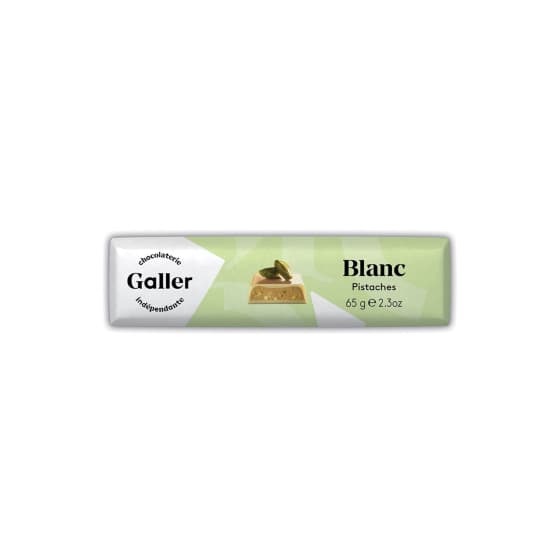 Chokladkaka Galler White Pistachios, 65 g – från Galler – 36 kr – hos Coffee Friend