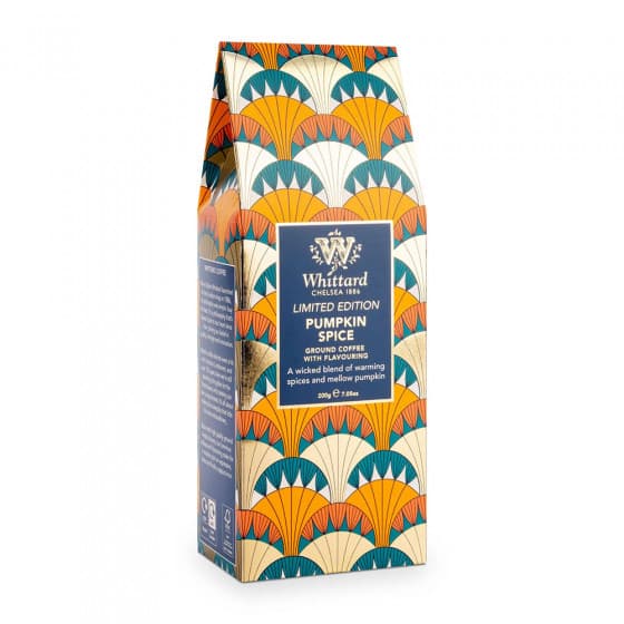 Smaksatt malet kaffe Whittard of Chelsea Pumpkin Spice Limited Edition, 200 g – från Whittard of Chelsea – 150 kr – hos Coffee Friend