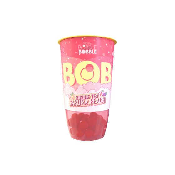 Bubble tea BOB Sakura Peach, 360 ml – från Bobble Bobble – 25 kr – hos Coffee Friend