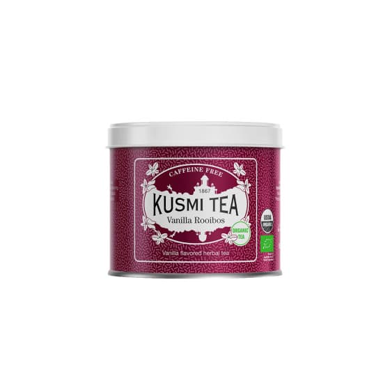 Ekologiskt örtte Kusmi Tea Vanilla Rooibos, 100 g (i metallburk) – från Kusmi Tea – 141 kr – hos Coffee Friend