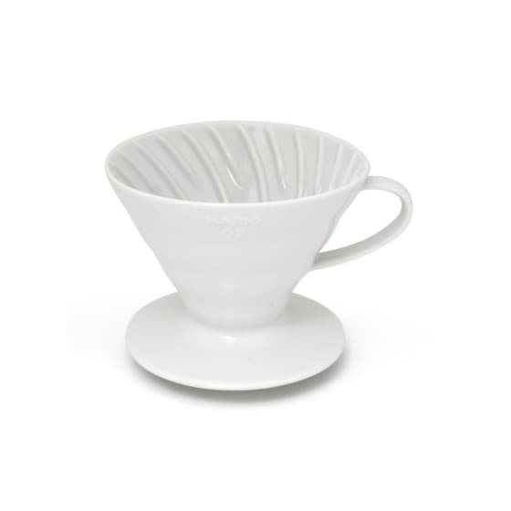 Keramisk kaffedroppare Hario V60-02 White – från Hario – 246 kr – hos Coffee Friend