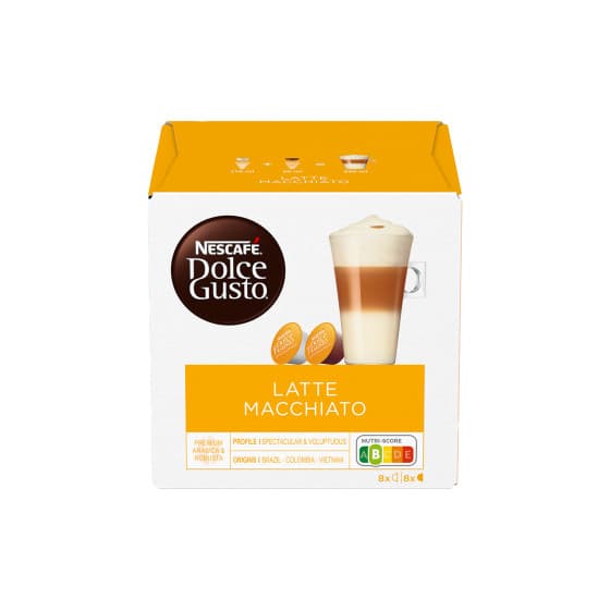 Kaffekapslar NESCAFÉ® Dolce Gusto® Latte Macchiato, 8 × 8 st. – från NESCAFÉ® Dolce Gusto® – 61 kr – hos Coffee Friend