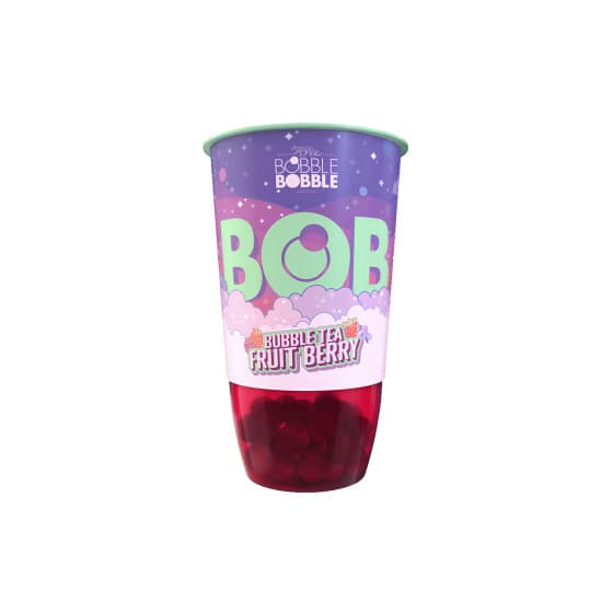 Bubble tea BOB Fruit Berry, 360 ml – från Bobble Bobble – 25 kr – hos Coffee Friend