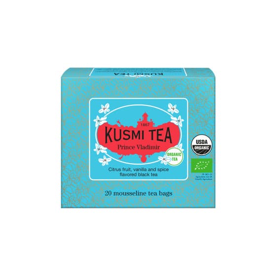 Ekologiskt svart te Kusmi Tea Prince Volodymyr – 20 tepåsar i musslin – från Kusmi Tea – 74 kr – hos Coffee Friend