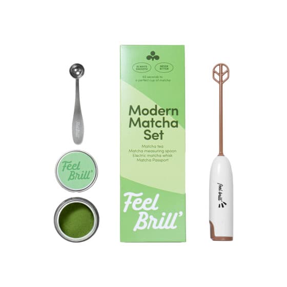 Modernt matcha-teset Feel Brill – från Feel Brill – 248 kr – hos Coffee Friend
