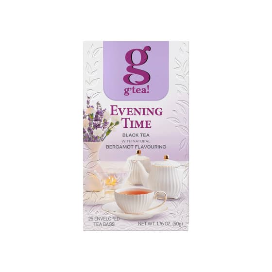 Svart te g’tea! Evening Time, 25 st. – från g’tea! – 21 kr – hos Coffee Friend