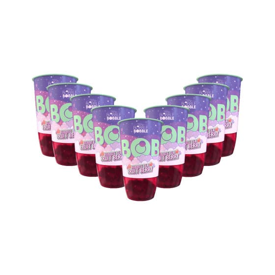 Bubble tea BOB Fruit Berry, 9 x 360 ml – från Bobble Bobble – 201 kr – hos Coffee Friend