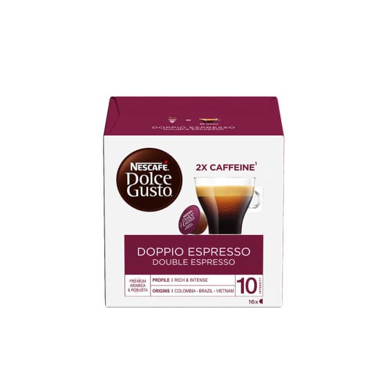 Kaffekapslar NESCAFÉ® Dolce Gusto® Doppio Espresso, 16 st. – från NESCAFÉ® Dolce Gusto® – 62 kr – hos Coffee Friend