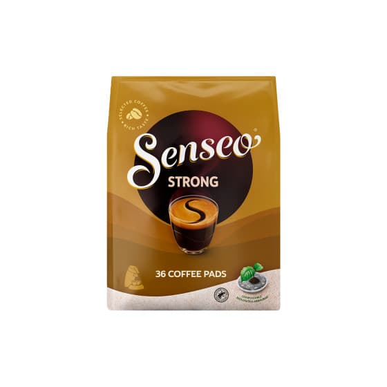 Kaffepads Jacobs Douwe Egberts SENSEO® STRONG, 36 kpl. – från JDE – 77 kr – hos Coffee Friend