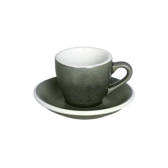 Espressokopp med fat Loveramics Egg Forest, 80 ml – från Loveramics – 216 kr – hos Coffee Friend