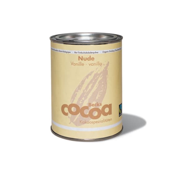 Ekologisk kakao Cacao Nude vaniljalla, 250 g från Becks – köp hos Coffee Friend