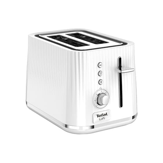 Tefal Loft 2-Slot TT761838 Brödrost 1700 W - Vit från Tefal – köp hos Coffee Friend