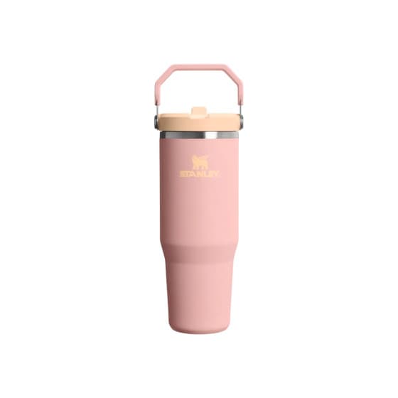 Stanley IceFlow™ Flip Straw Peach Rose vattenflaska, 0,89 l - rosa – från Stanley – 437 kr – hos Coffee Friend
