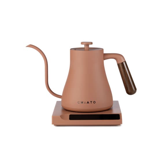 CHiATO flowPLAY Gooseneck Elektrisk vattenkokare, 0,6 l - Terrakotta från Chiato – köp hos Coffee Friend