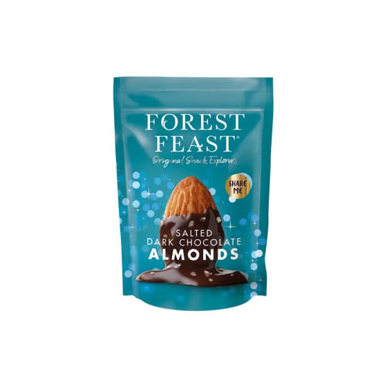 Forest Feast saltad mörk chokladmandel, 120 g från Forest Feast – köp hos Coffee Friend