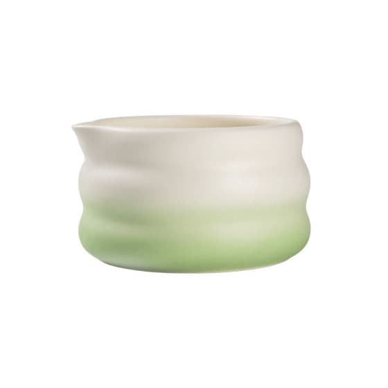 Keramisk matchaskål CHiATO Chawan Mint Earth – Mint / Vit från Chiato – köp hos Coffee Friend